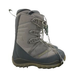 Salomon‎ Womens 6 Snowboarding Boots Halitan Snowboard Boots Memory Fit Lace Up